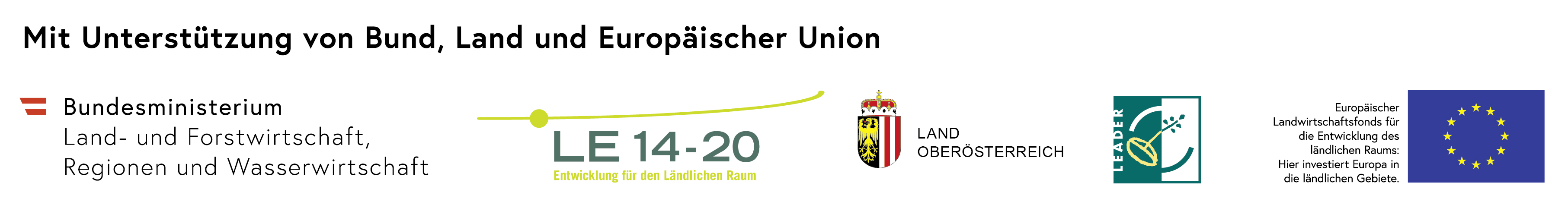 Leaderlogo Bund OOE EU Leaderlogo Bund OOE EU